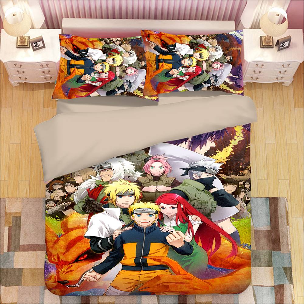 3D Anime Duvet Cover Bedding Sets (23 Designs) - Bedding Sets Collection