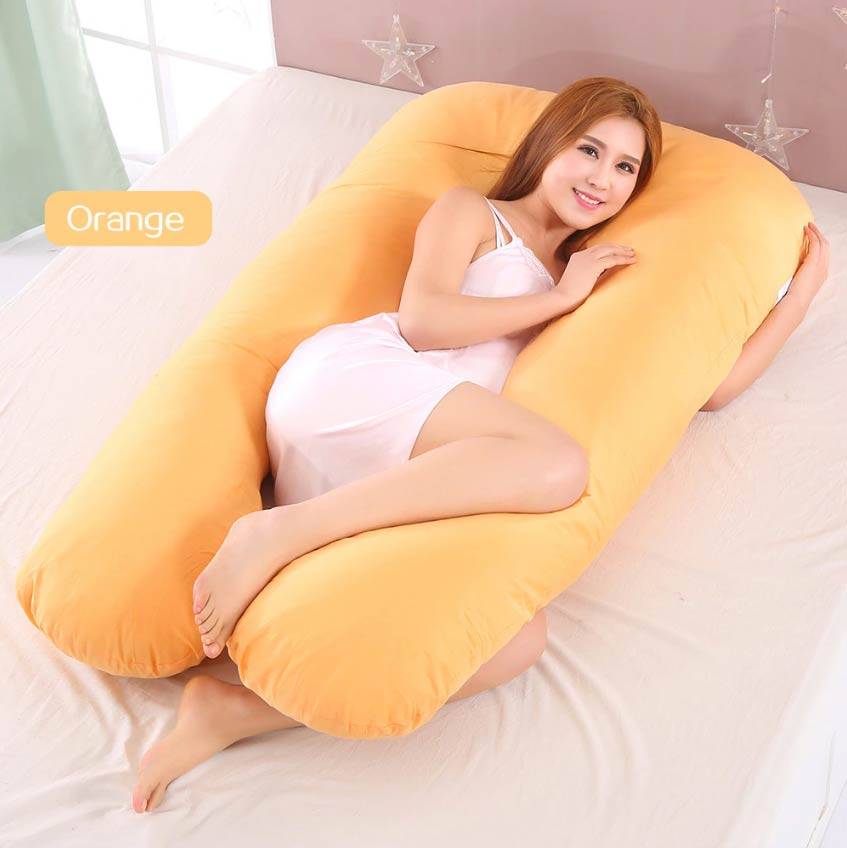 Body Sleep Support Pillow Orange