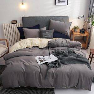 Reversible Duvet Cover (25 varieties) Solid Duvet Covers