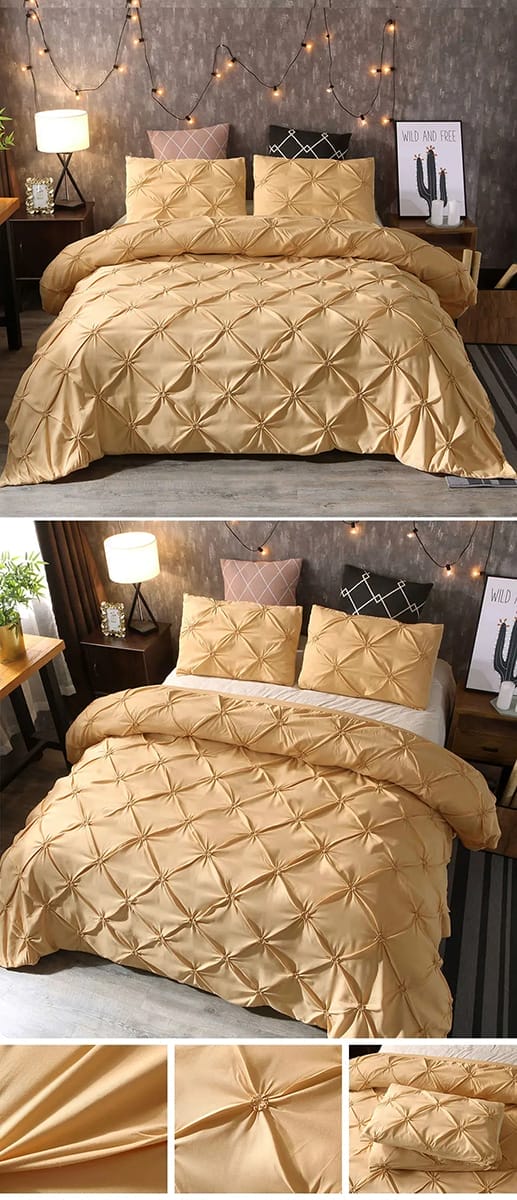 Panda ECO Pinch Pleat Duvet Cover Set