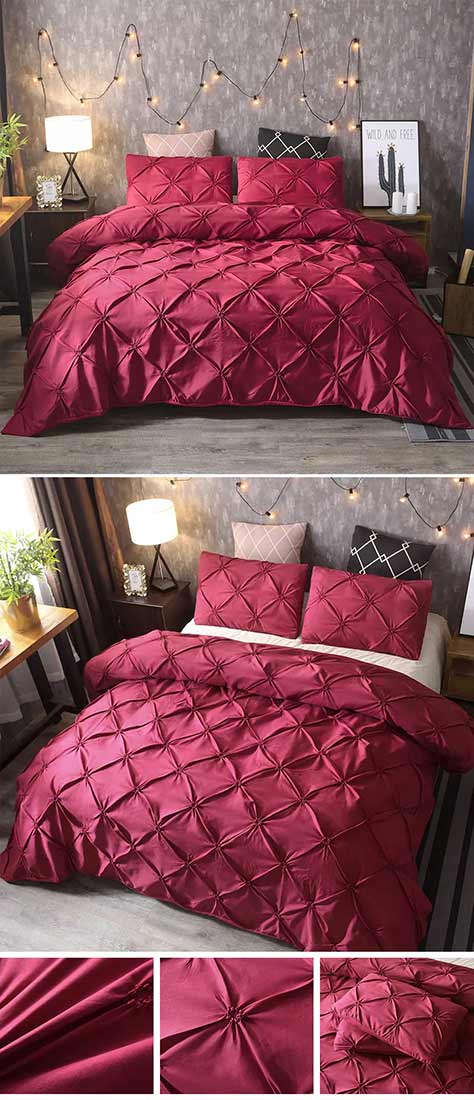 Panda ECO Pinch Pleat Duvet Cover Set