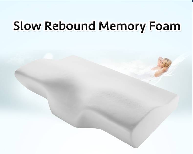 Slow Rebound Memory Foam Butterfly Shaped Pillow
