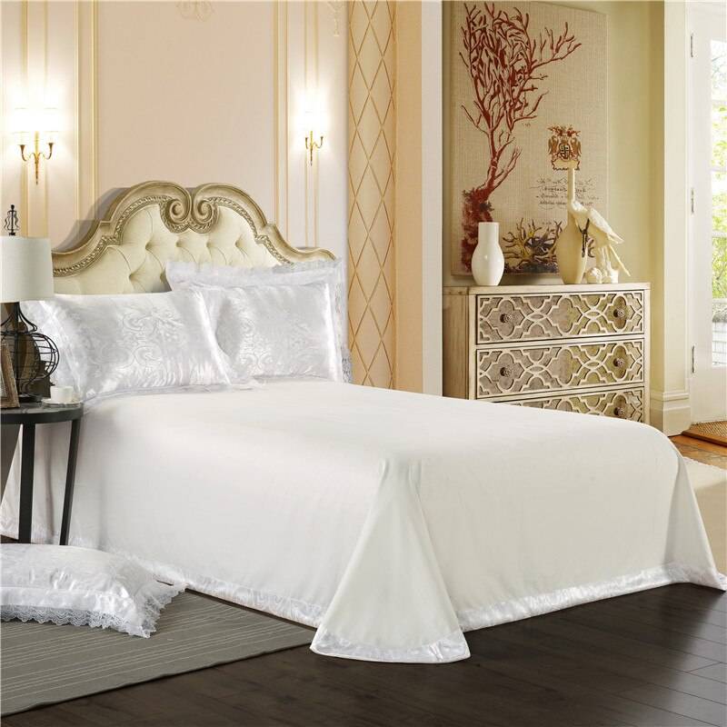 King Queen size White Red Bedding Set Luxury Wedding Bed set Jacquard Cotton Duvet Cover Bed set Bedlinen Bed cover nordico cama