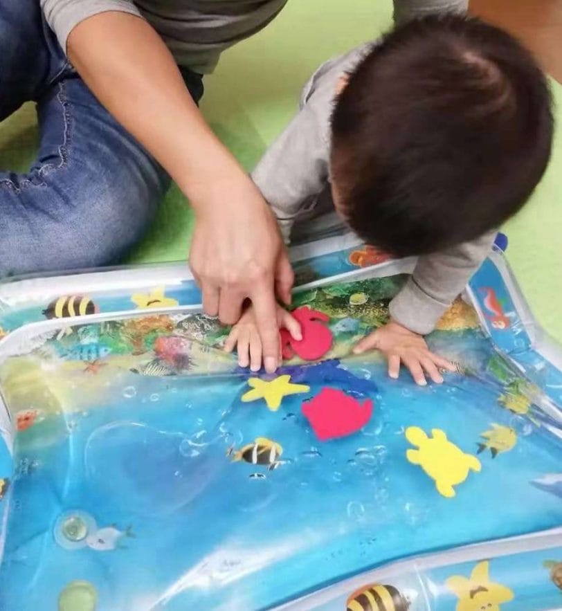 Inflatable Tropical Water Mat for Toddlers