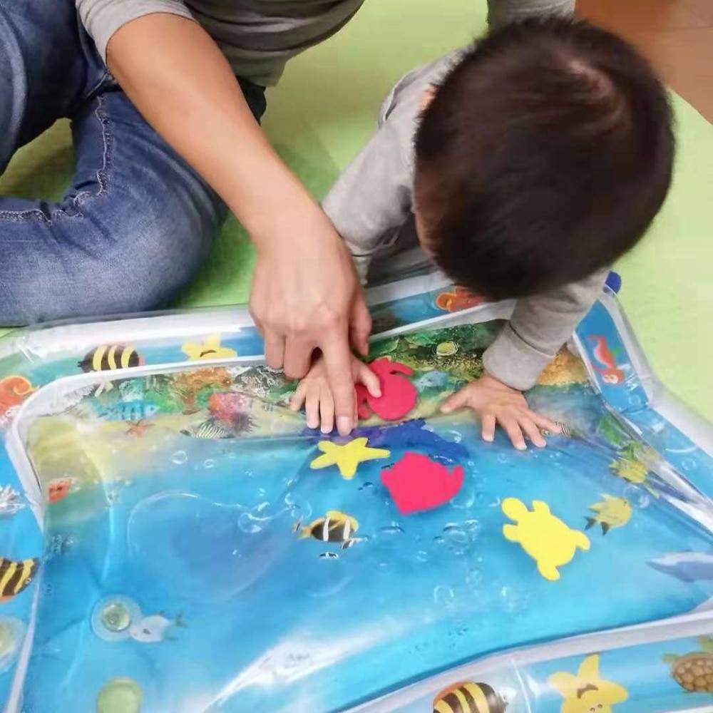 Inflatable Tropical Water Mat for Toddlers