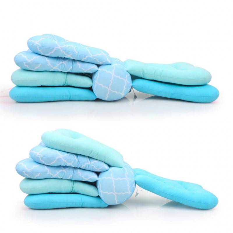 Blue nursing pillow