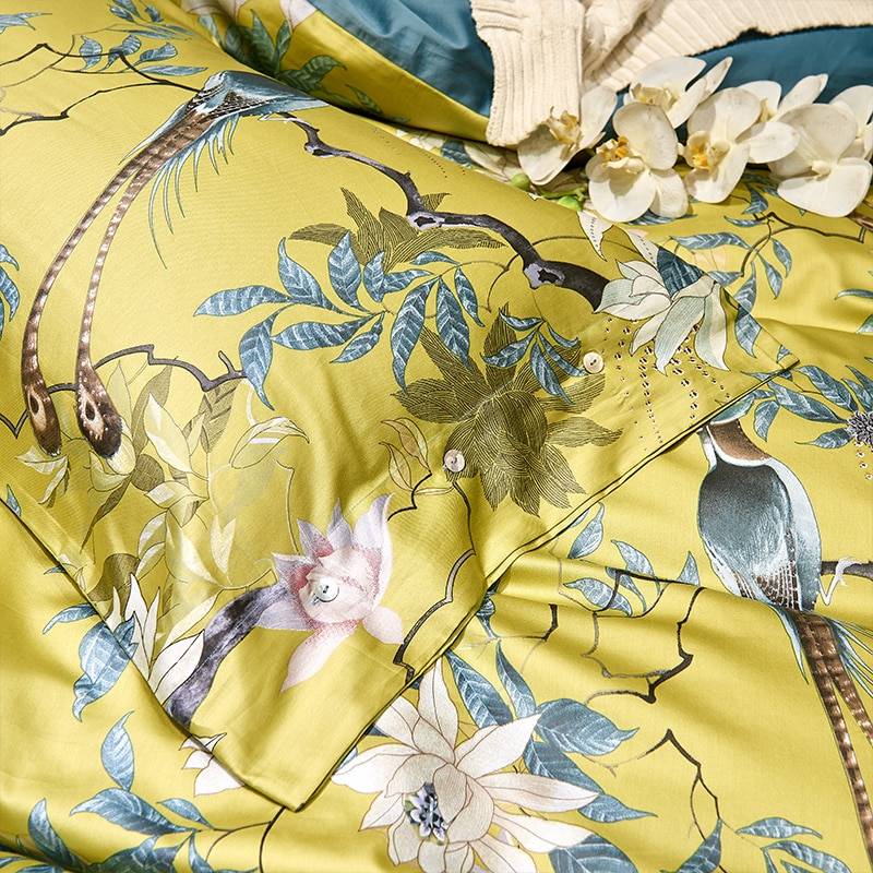 Chinoiserie Silky Soft Bedding Set (Egyptian Cotton) Chinoiserie Silky Soft Bedding Set (Egyptian Cotton)