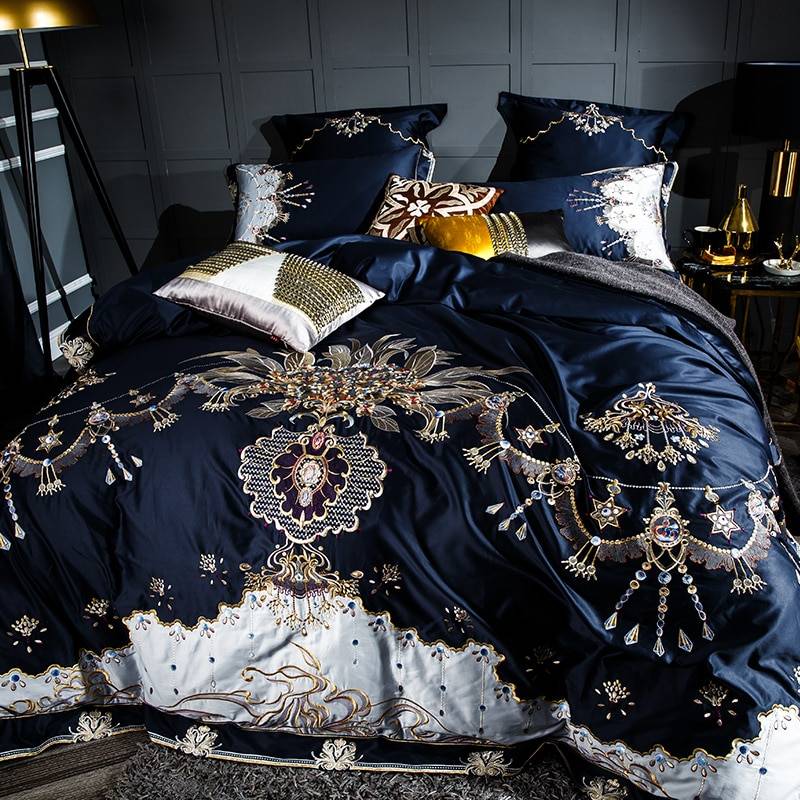 Royal Embroidered Bedding Set 1000TC (Egyptian Cotton) Royal Embroidered Bedding Set 1000TC (Egyptian Cotton)