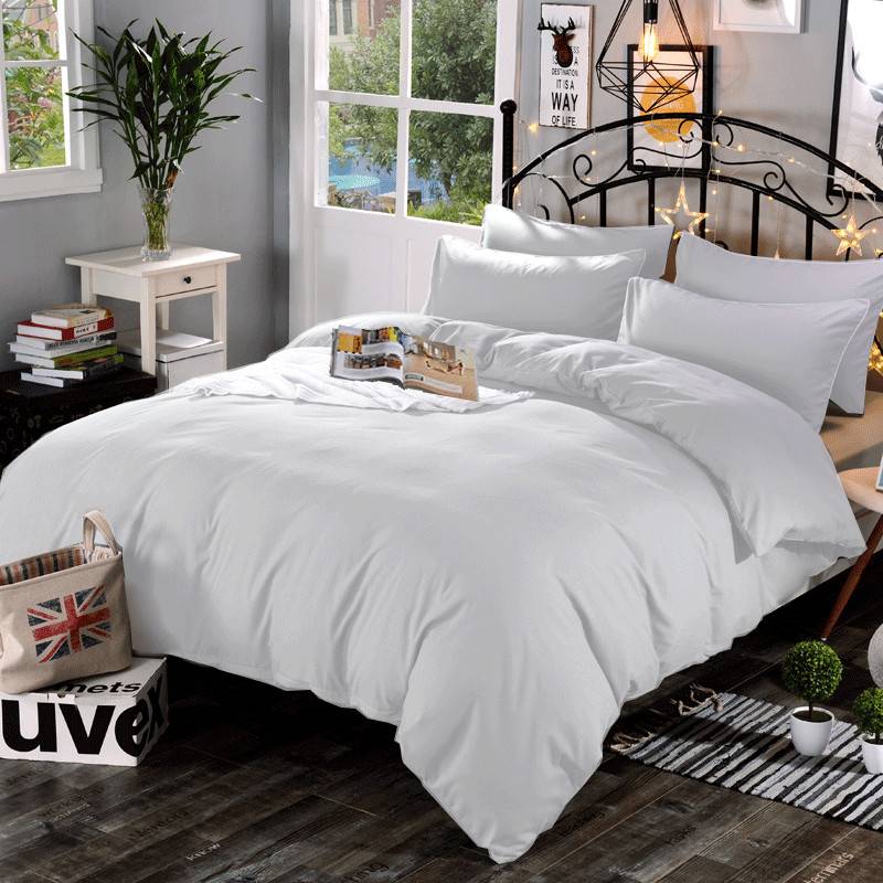 Black and White Striped Comforter Cover