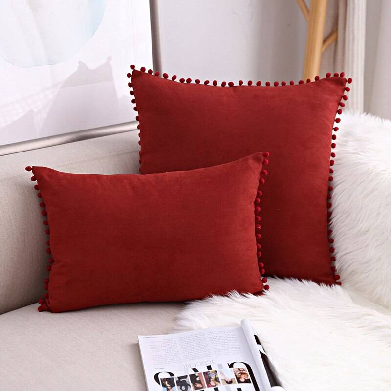 Pom Pom Pillow Cover Bedding Sets Collection