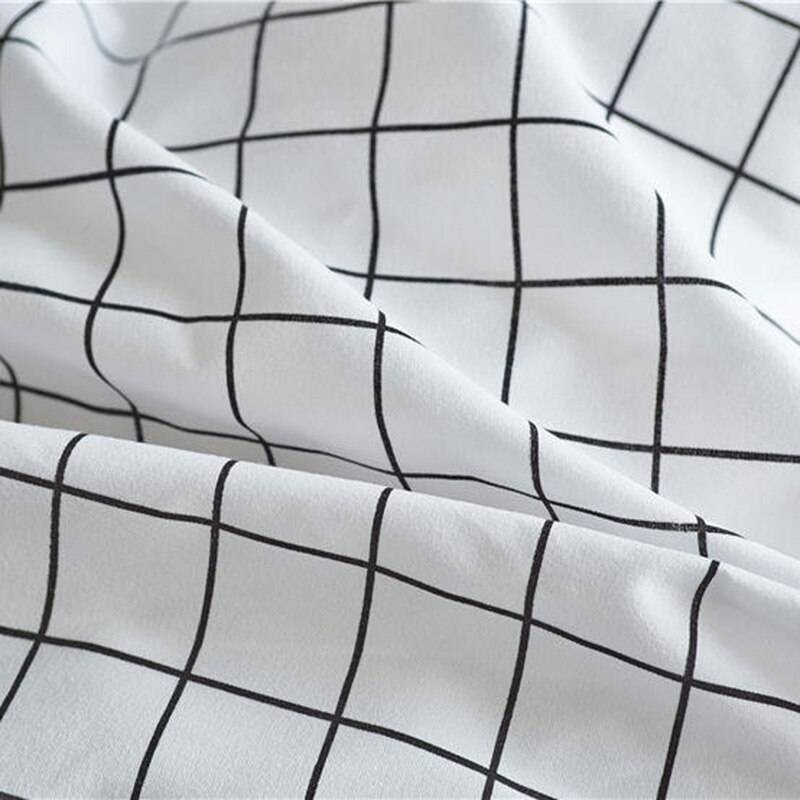 Minimalistic Grid Printed Duvet Cover Minimalistic Grid Printed Duvet Cover