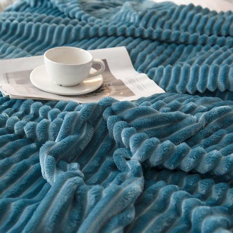 Soft Flannel Throw Blanket (9 Solid Colors)