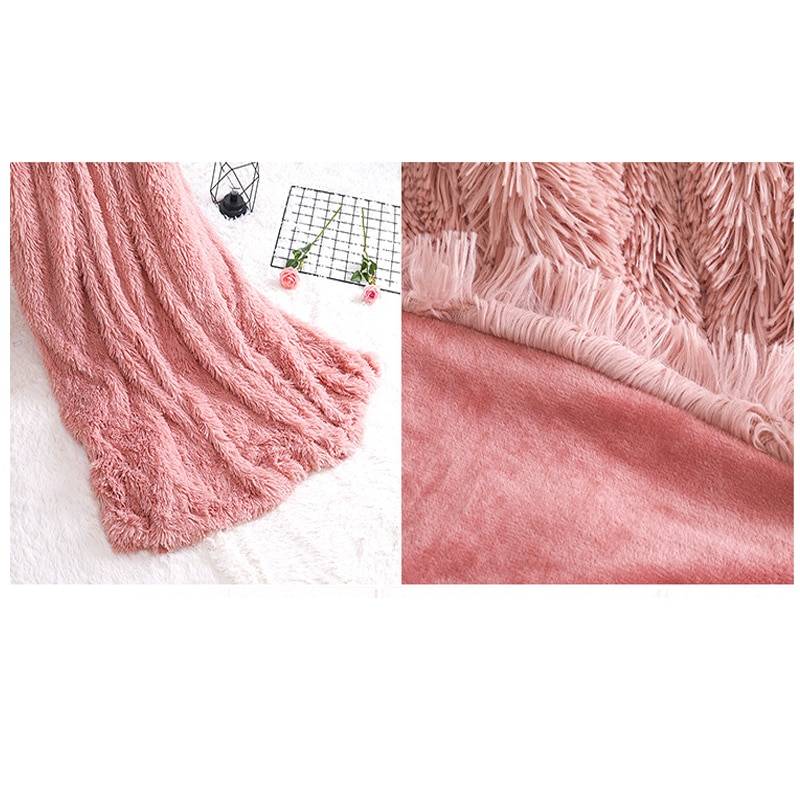 Soft Fluffy Throw Blanket for Bed