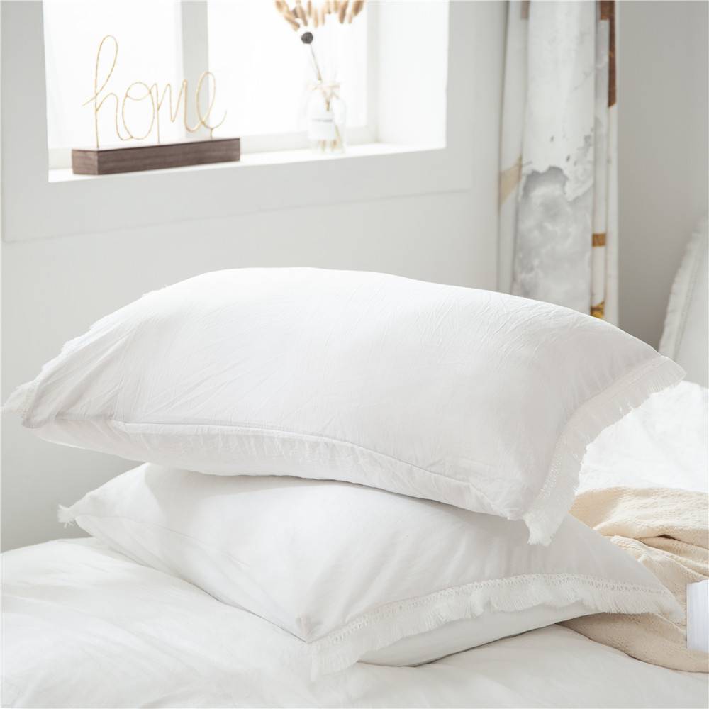 Fringed Tassel Duvet Cover (2 colors)