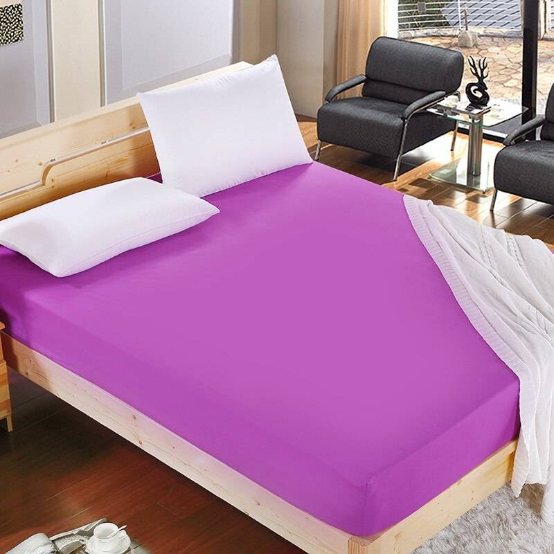 Micro Polyester Fitted Sheet With Four Elastic Corners Micro Polyester Fitted Sheet With Four Elastic Corners