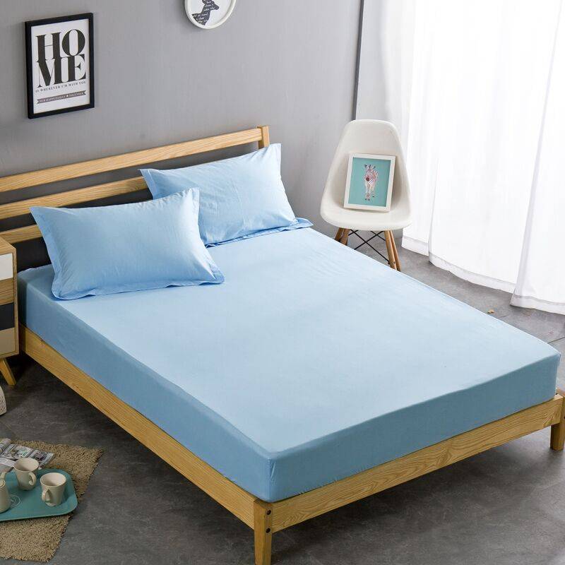 Micro Polyester Fitted Sheet With Four Elastic Corners Micro Polyester Fitted Sheet With Four Elastic Corners
