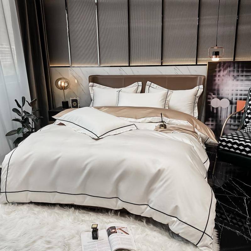 Paloma White Silky Soft Hotel Duvet Cover Bed Set - Premium Egyptian Cotton Luxury Duvet Covers