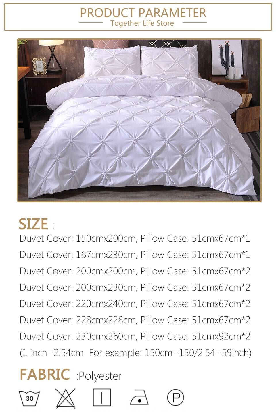 Panda ECO Pinch Pleat Duvet Cover Set