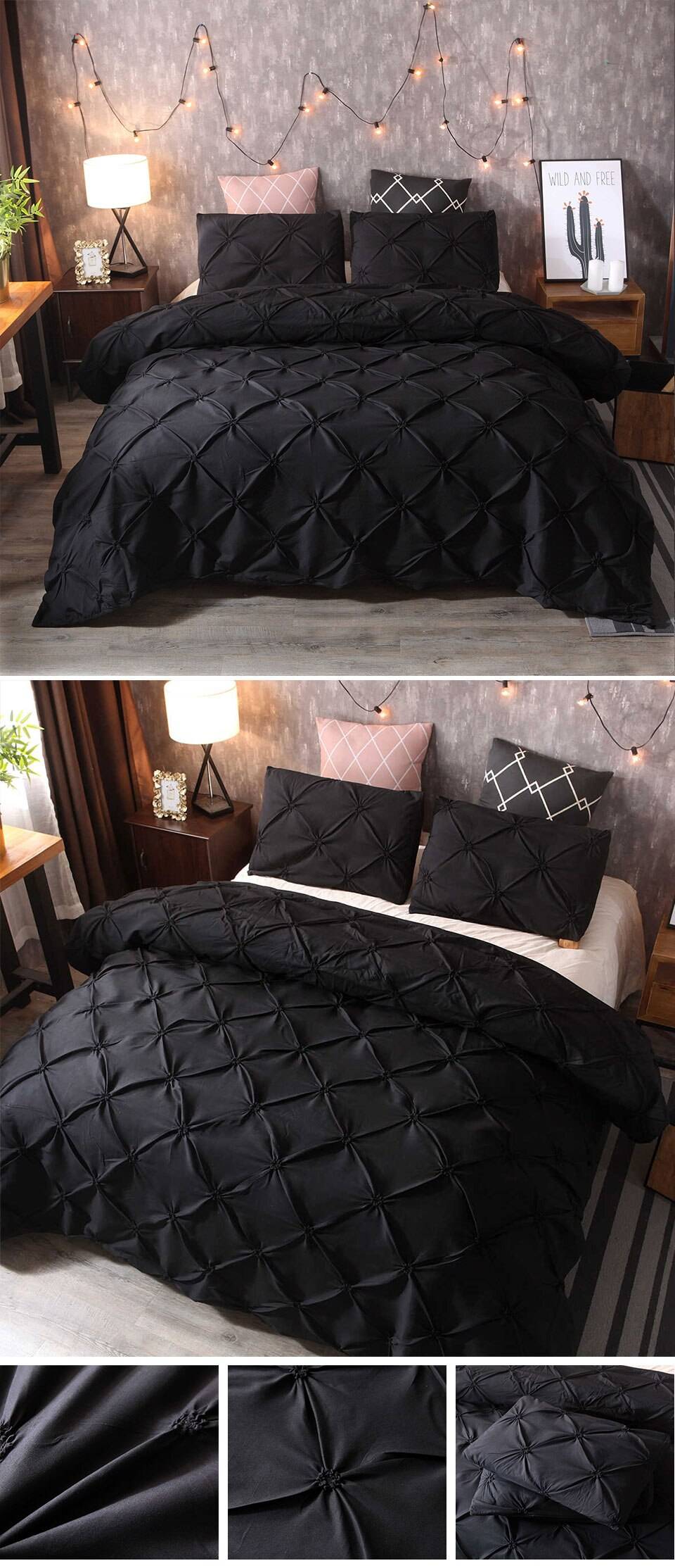Panda ECO Pinch Pleat Duvet Cover Set