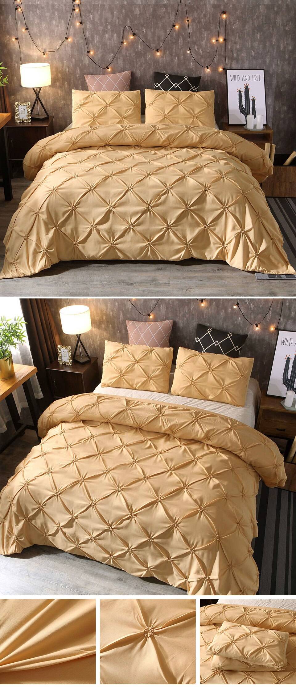 Panda ECO Pinch Pleat Duvet Cover Set