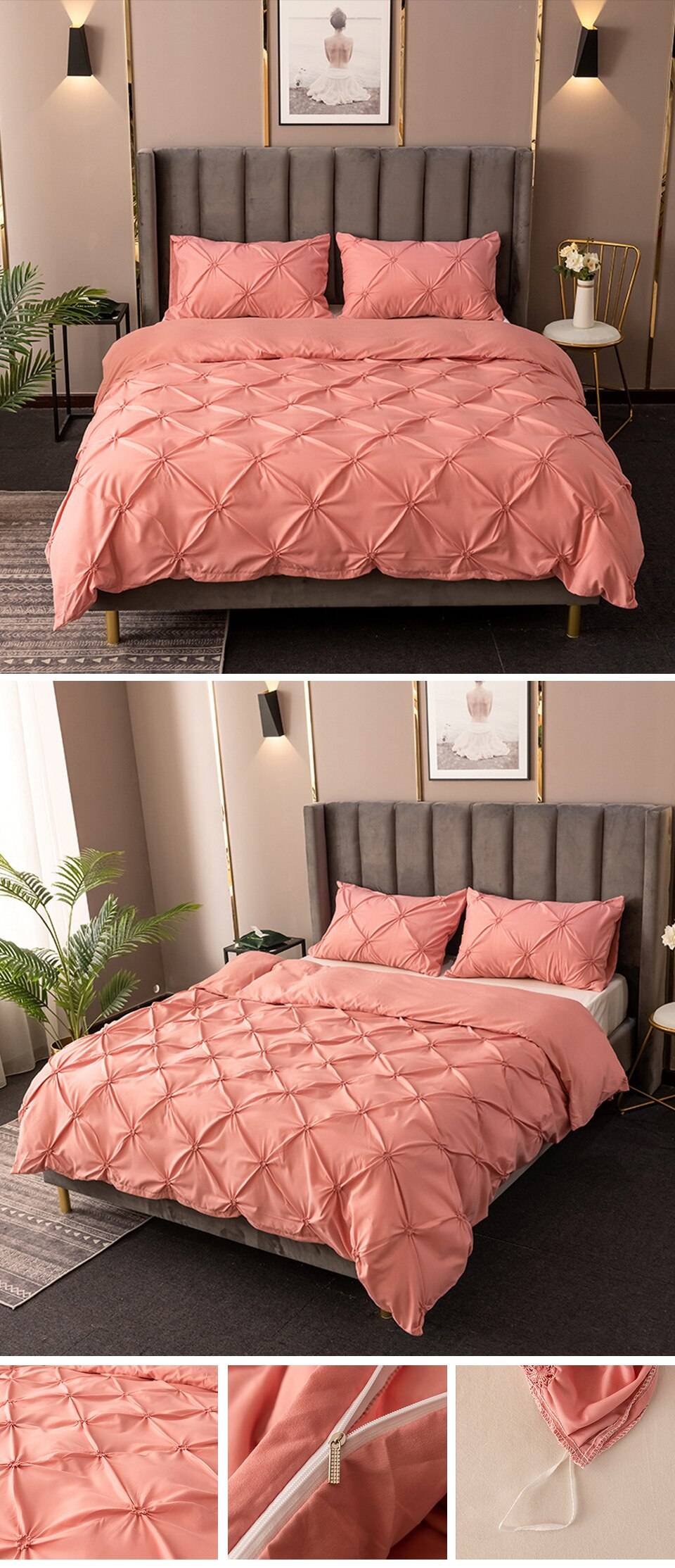 Panda ECO Pinch Pleat Duvet Cover Set