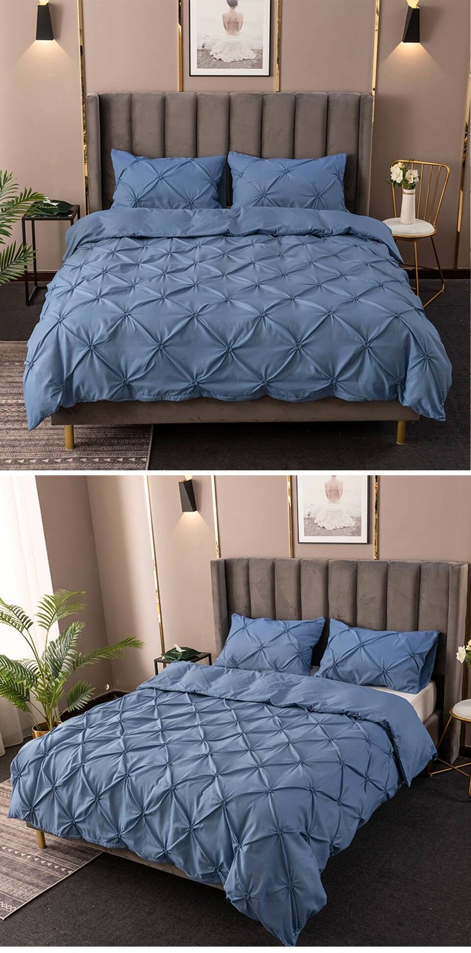 Panda ECO Pinch Pleat Duvet Cover Set