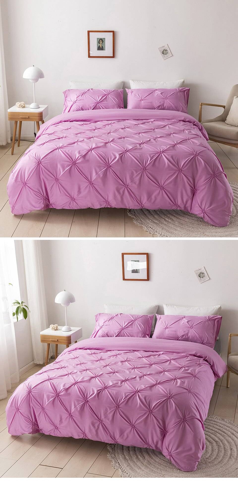 Panda ECO Pinch Pleat Duvet Cover Set