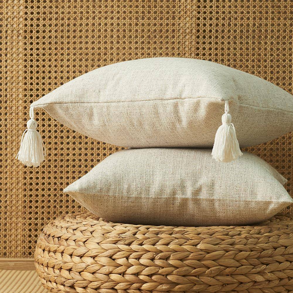 Hemp Tassel Pillow Cases