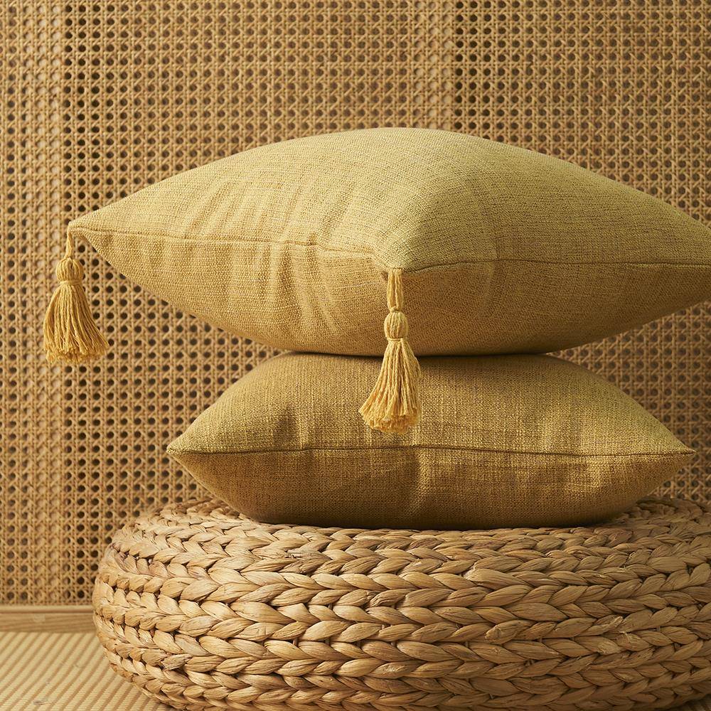 Hemp Tassel Pillow Cases