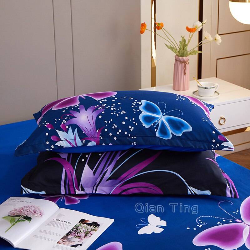 Polyester Printed Fitted Sheet Mattress Cover