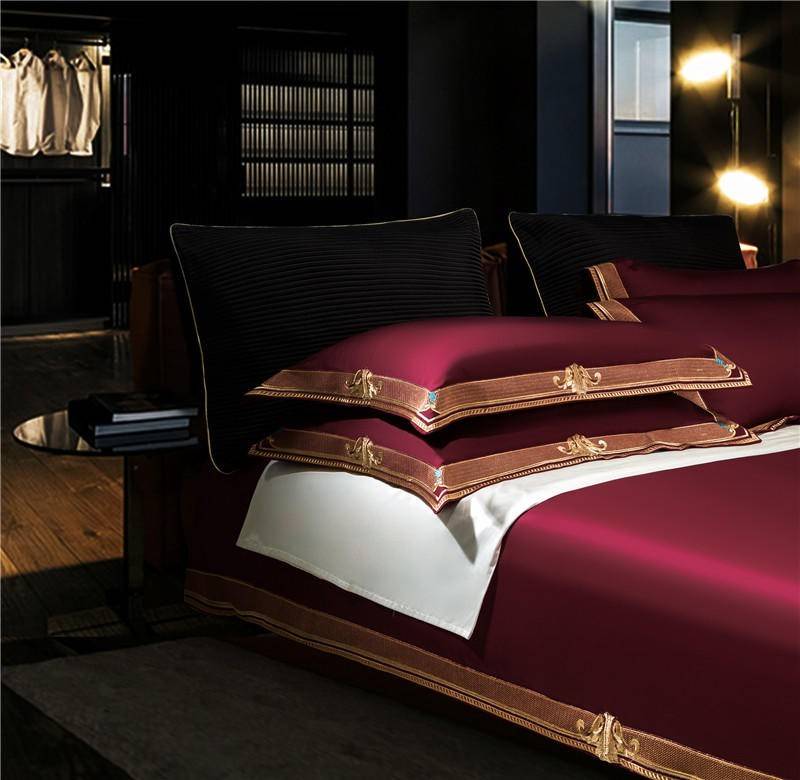Premium High End 1000TC Egyptian Cotton Classic Bedding Set Luxury Duvet Covers