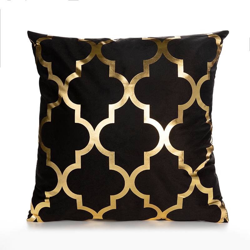 Golden Pillowcase Retro European Style Sofa Cushion Covers Golden Pillowcase Retro European Style Sofa Cushion Covers