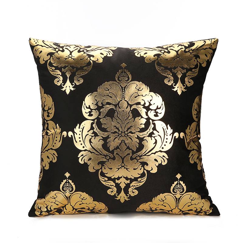 Stamping Golden Pillowcase Retro European Cushion Covers