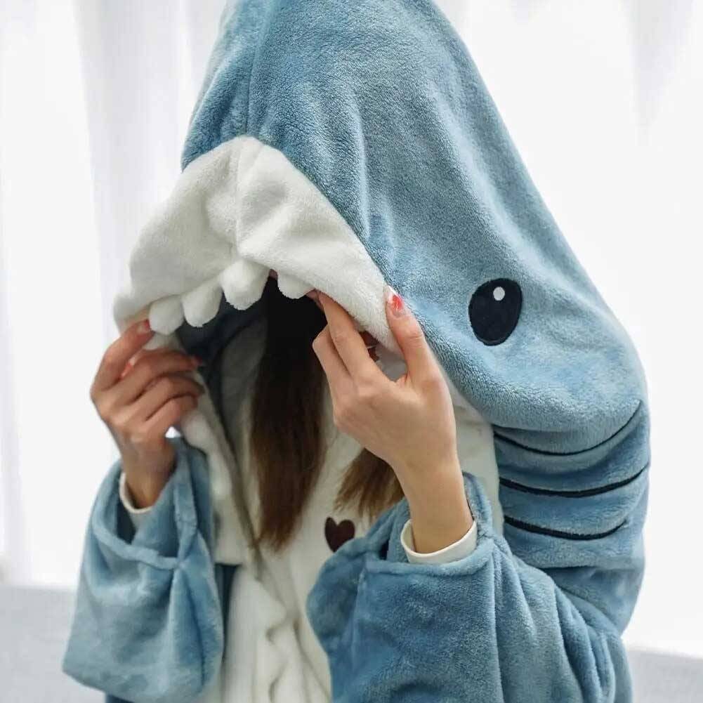 Shark Blanket Wearable Hoodie Wearables