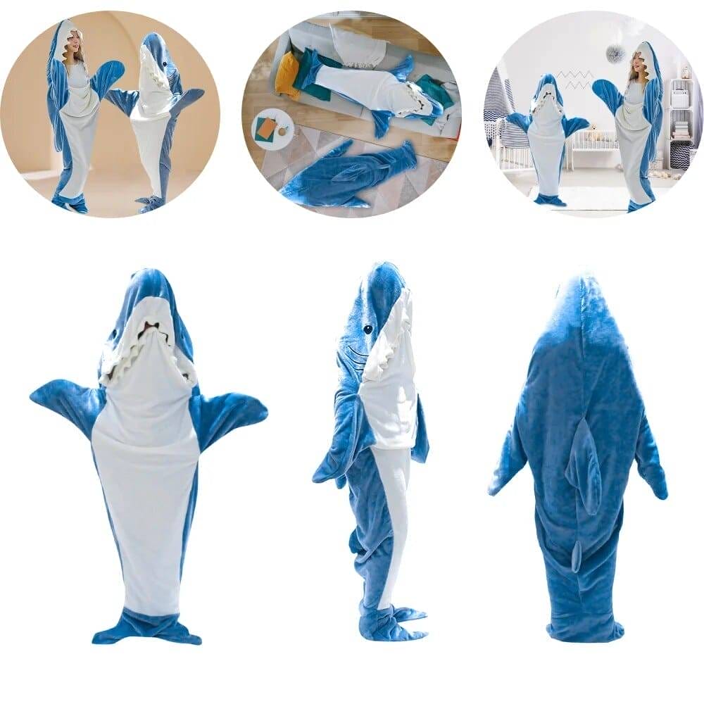 Shark Blanket Wearable Hoodie Wearables