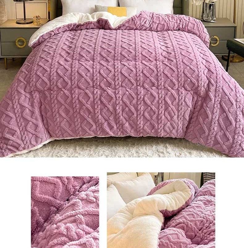 Winter Warm Flannel Fleece Blanket 22