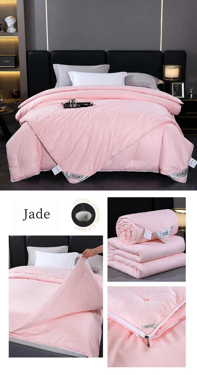 Mulberry Silk Comforter Cherry Jade