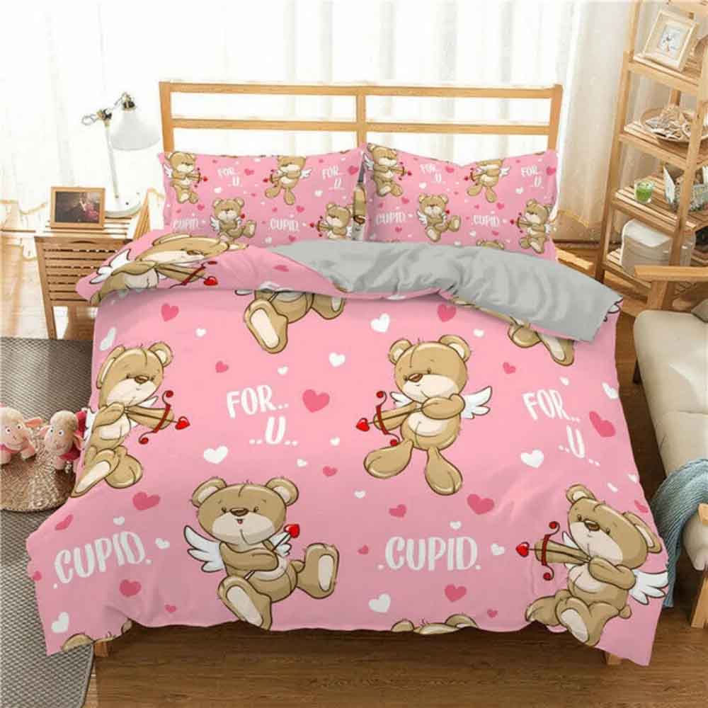 Sleepy Polar Teddy Bear Bedding Set