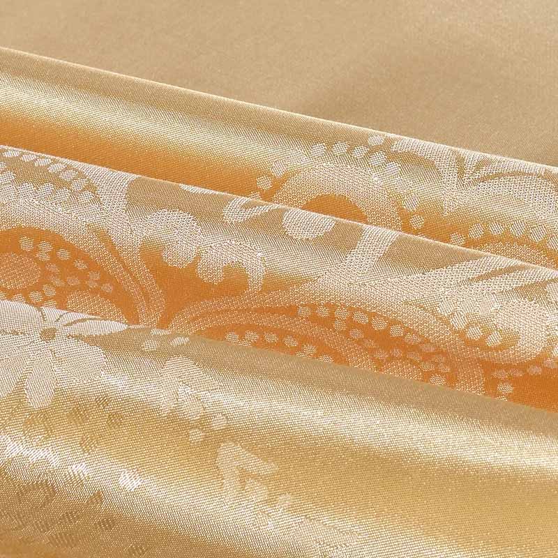 Silver Gold Satin Embroidered Duvet Cover Luxury Bedding Set